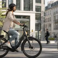 Vélo électrique urbain Moustache Lundi 27 à cadre ouvert